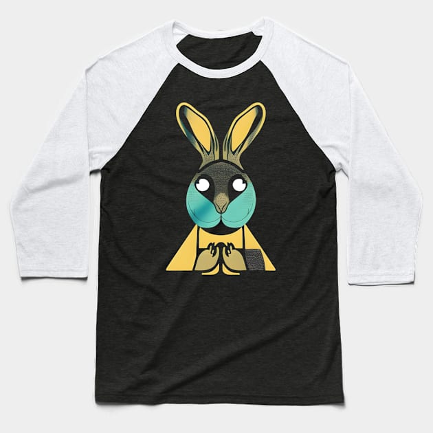 little bunny Baseball T-Shirt by mdr design